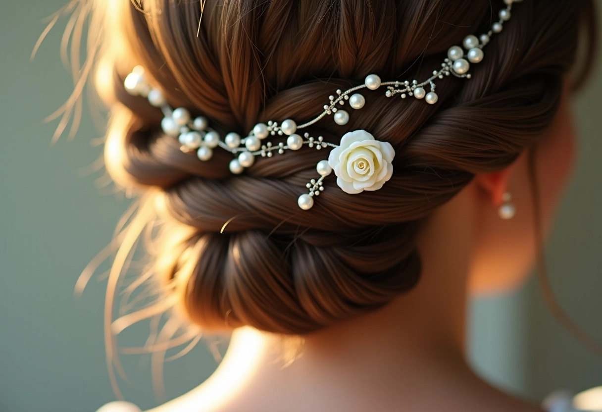 coiffure mariage tressée